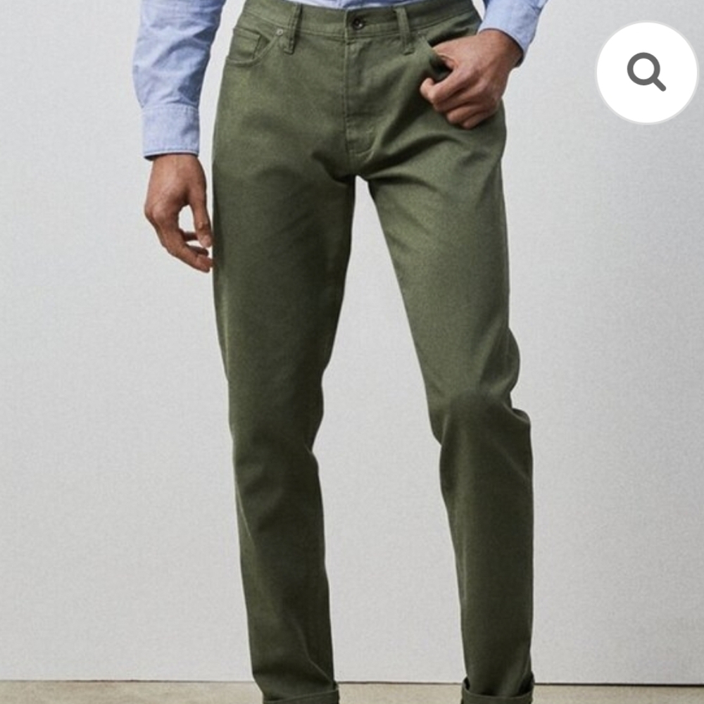Todd Snyder Men's  Green Cord Slim Jeans Sz.30